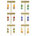 Fiesta Beaded Earrings -  Assorted Pack Mix