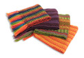 Assorted Colors Woven Alpaca Scarf Geometric Patterns