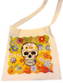 Canvas Sugar Skull Tote Style 9 Calavera Skull tote bag, Day of the Dead tote bag, Sugar Skull bag, Skull bag, la muerta bag, Library bag, Reusable shopping bag,