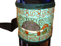 Water bottle Holder with Sewing Machine Embroidery 12 OZ Size