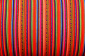 Red Manta Aguayo Woven Fabric by the Yard Hand Loomed in Peru