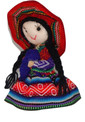 Traditional Fabric Doll Dressed from Peru 4" Assorted