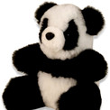 Panda Bear Plush Baby Alpaca Doll 15" Natural Shades