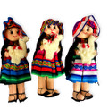 Standing 8" Doll with Llama Traditional Custom Peru