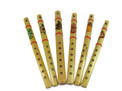 Painted Frontier Flute 12" Natural Western Patterns made in Peru