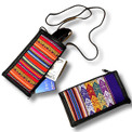 Lens Pocket Manta Woven Assortment Hand Made Artisan Phone Pouch and Wallet