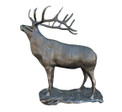 Rocky Mountain Bull Elk Life-size Statue Bronze Color