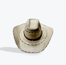Adjustable Straw Cowboy Hat with Removable Bands, Wide Brim, Unisex Amazon.com: Straw Cowboy Hat Western Cowgirl Hat with Four  main image 2