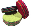 Woven Wool Ribbon Sold by the Yard Assorted Colors