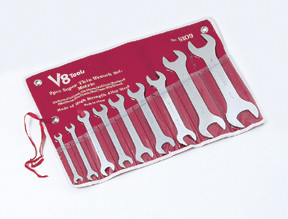 V8 8109 Wrench Set, 9 Piece Super Thin V8 Tools
