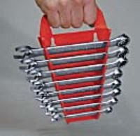Ernst 5086 11 Piece Gripper Wrench Organizer Red