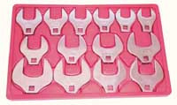 V8 Tools 7814 Crowfoot Wrench Set 1/2in. Drive 14 Piece Jumbo