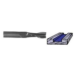 WHITESIDE RD2100 Two Flute Downcut Bit, 1/4 Dia, 1" Cut Length, 1/4 Shank