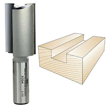 Whiteside 1094 Two Flute 3-inch Straight Cut Router Bit, 1/2-inch Shank