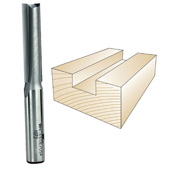 WHITESIDE #1072 STRAIGHT BIT - 1/2" SH X 1/2" CD X 2" CL