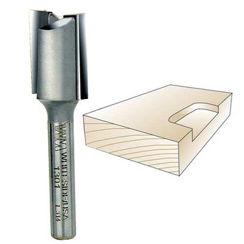 WHITESIDE #1301 STRAIGHT MORTISING BIT - 1/4" SH X 5/8" CD X 3/4" CL