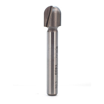 ROUND NOSE BIT 1/4"SH, 3/16"R, 3/8"CD WMC-1403
