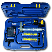 LIN 1244 Cordless Power Luber Grease Gun w/ 2 Battery Kit