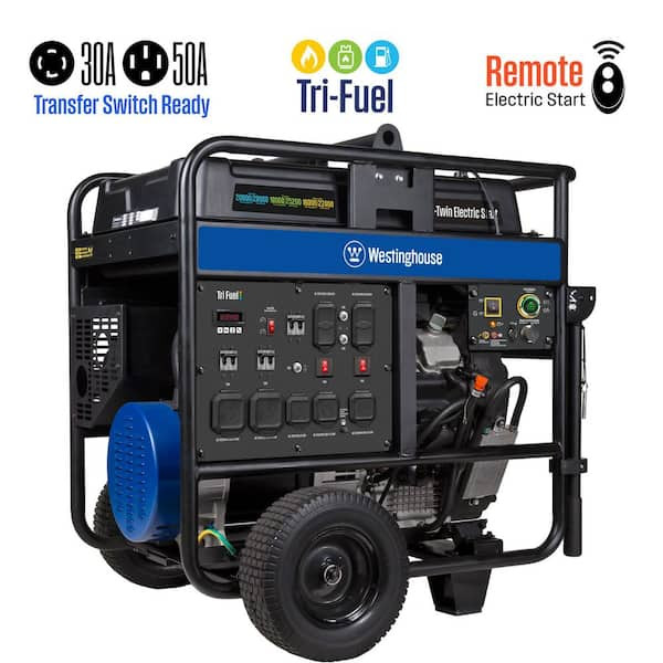 Westinghouse 28,000/20,000-Watt Remote Electric Start Tri-Fu