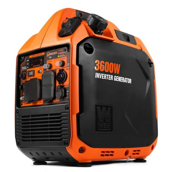WEN Quiet and Lightweight 3600-Watt Dual Fuel RV-Ready Portable Inverter Generator with Fuel Shut Off and CO Watchdog