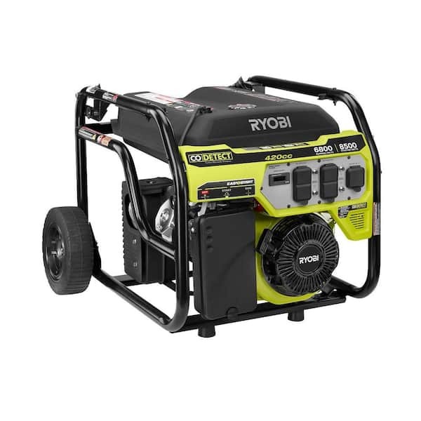 RYOBI 6800-Watt Recoil Start UL Gasoline Powered Portable Ge
