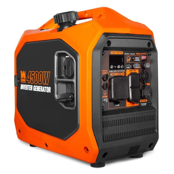 WEN 4500-Watt Inverter Generator, RV-Ready, Quiet, Portable, and Lightweight with Fuel Shut Off and CO Watchdog