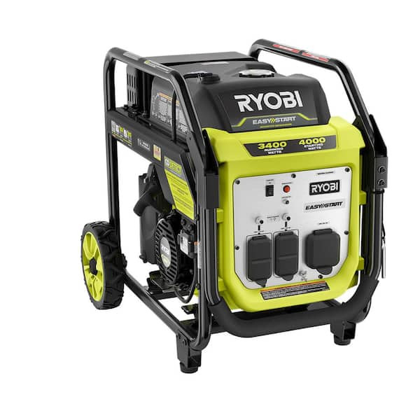 RYOBI 4000-Watt Recoil Start Gasoline Powered Digital Invert