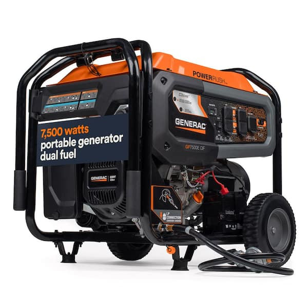 Generac 9400 / 7500-Watt Dual Fuel Electric Start Gasoline /