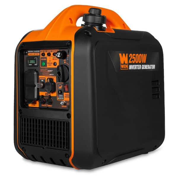 WEN 2500-Watt Recoil Start Gas-Powered Inverter Generator, Quiet, Portable, and Lightweight with Fuel Shut Off, CO Watchdog