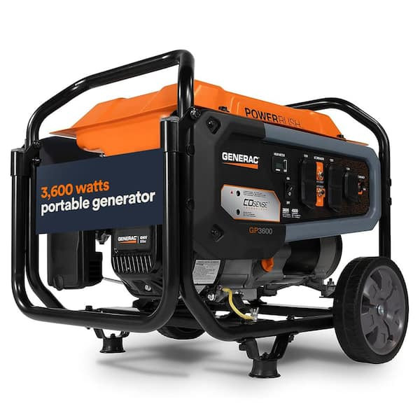 Generac 4500/3600-Watt Recoil Start Gasoline Powered Portabl
