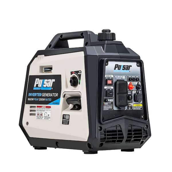Pulsar 1600-Watt Recoil Start Gasoline Powered Inverter Generator with CO Alert