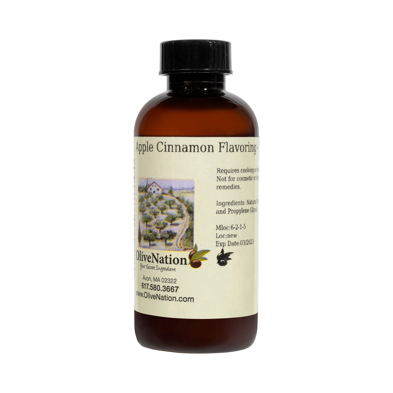 Apple Cinnamon Flavor - TTB, Natural, Size: 16 fl oz