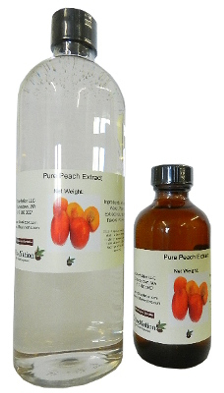 Peach Flavor Extract  PG Free Natural Sugar-Free Gluten-Free Flavoring