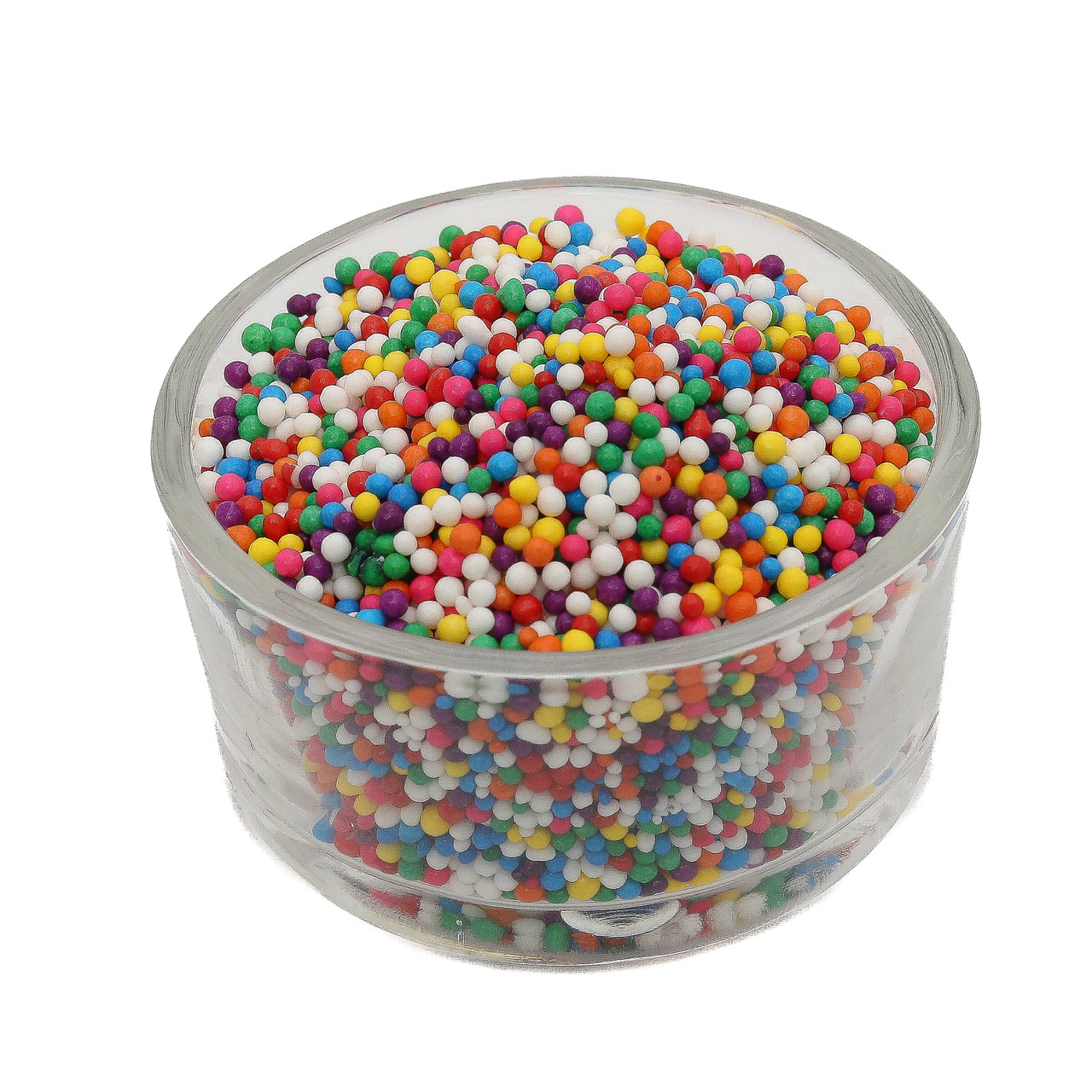 Rainbow Nonpareil Sprinkles  Bulk Multicolor Confectionery Topping in Bulk