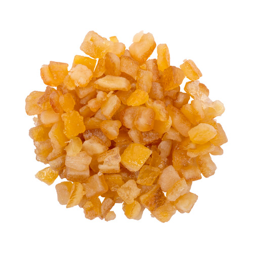 Candied Orange Peel, Double Diced