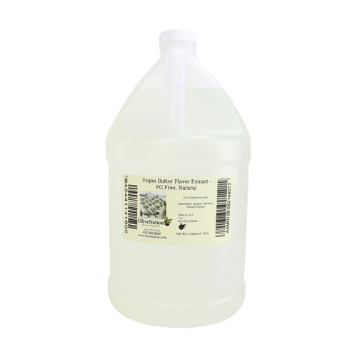 Vegan Butter Flavor Extract - PG Free, Natural