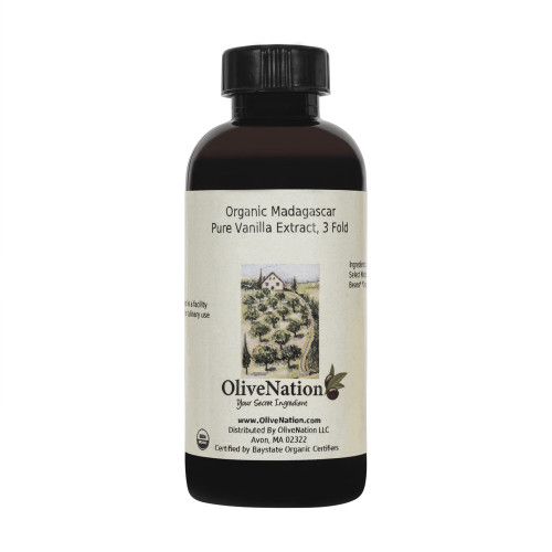 Organic Madagascar Pure Vanilla Extract, 3 Fold