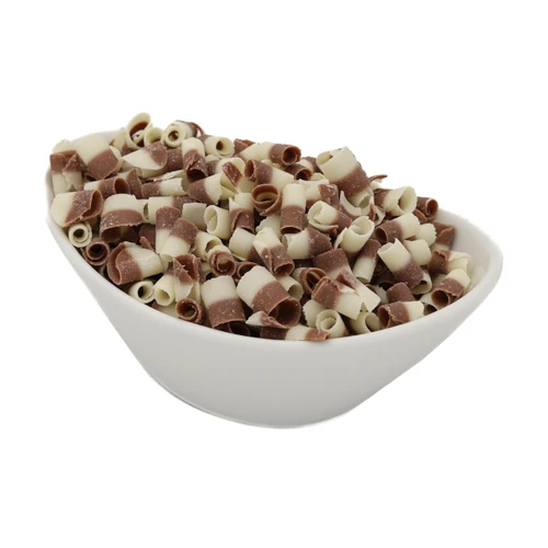 Milk & White Chocolate Curls