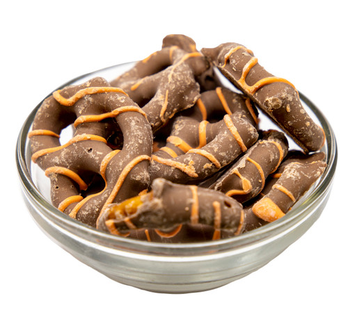 Orange Drizzle Chocolate Pretzels