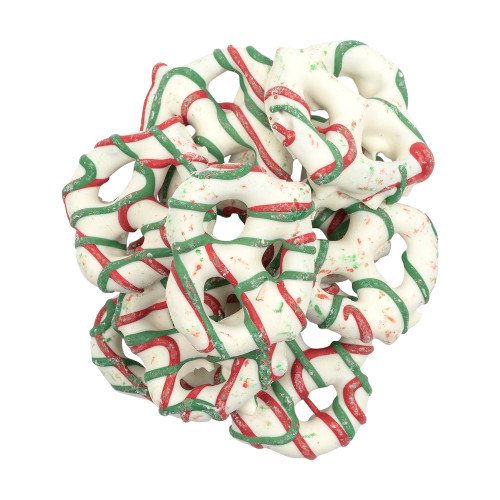 Christmas Drizzle Yogurt Pretzels