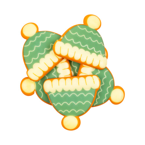 White Chocolate Winter Hat Cookie