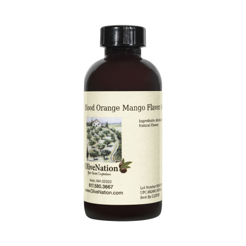 4 ounce bottle of Blood Orange Mango Flavor Extract