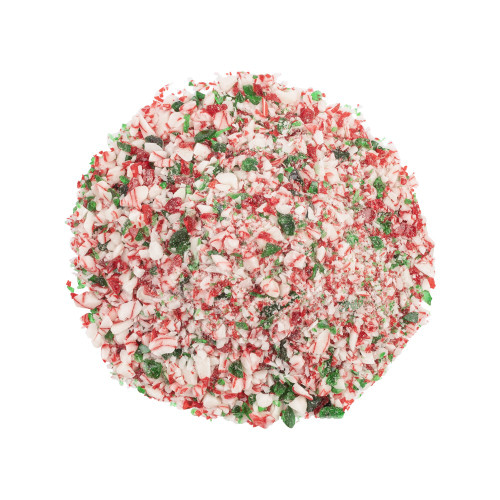 Crushed Peppermint Candy Topping, Tricolor
