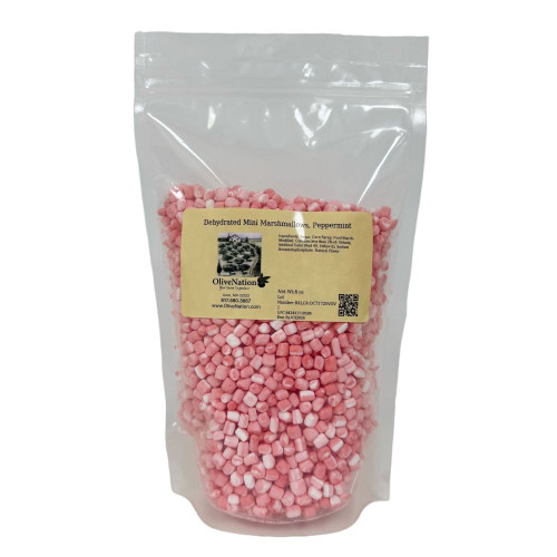 Dehydrated Mini Marshmallows, Peppermint