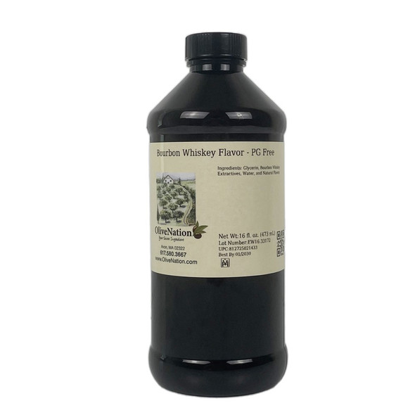 16 ounce bottle of Bourbon Whiskey Flavor
