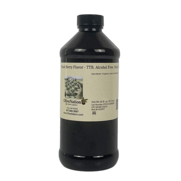 Mixed Berry Flavor - TTB, Alcohol Free, Natural 16 fl oz