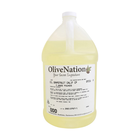 Gallon Jug of Natural Grapefruit Oil