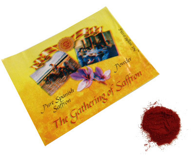Pure Spanish Saffron Powder, 125 g envelope