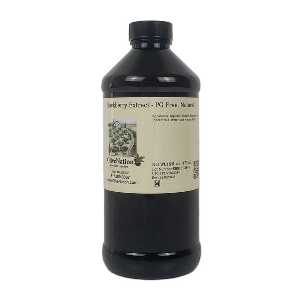 Blackberry Extract - PG Free, Natural 16 fl oz