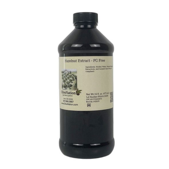 Hazelnut Extract - PG Free 16 fl oz